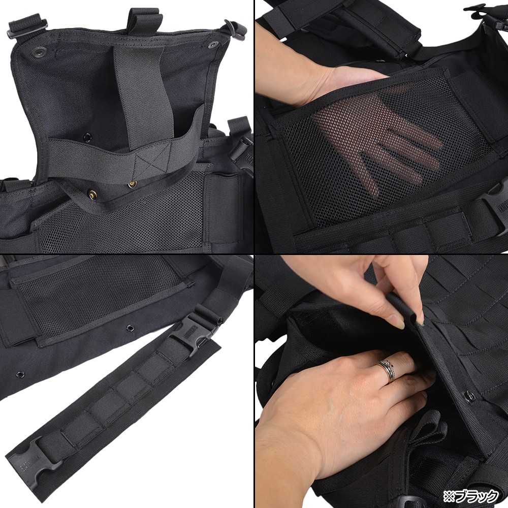 個人装備 BLACKHAWK Commando Recon Chest Harness BLACKHAWK チェスト