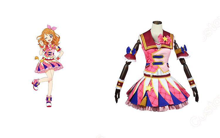 アイカツ！ 大空あかり あかり ピンクパレードコーデ アニメ柄