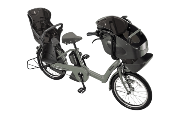 子供乗せ 2人 パナソニック 電動アシスト自転車 チャイルドシート付き