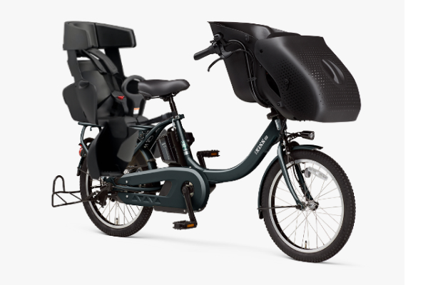 ヤマハ子供乗せ電動自転車 パス キッスミニアン マットブラック PA20KXL