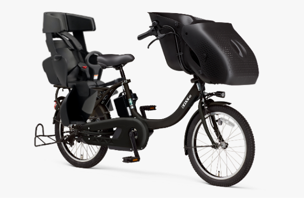 4985子供乗せ電動アシスト自転車ヤマハ3人乗り20インチ