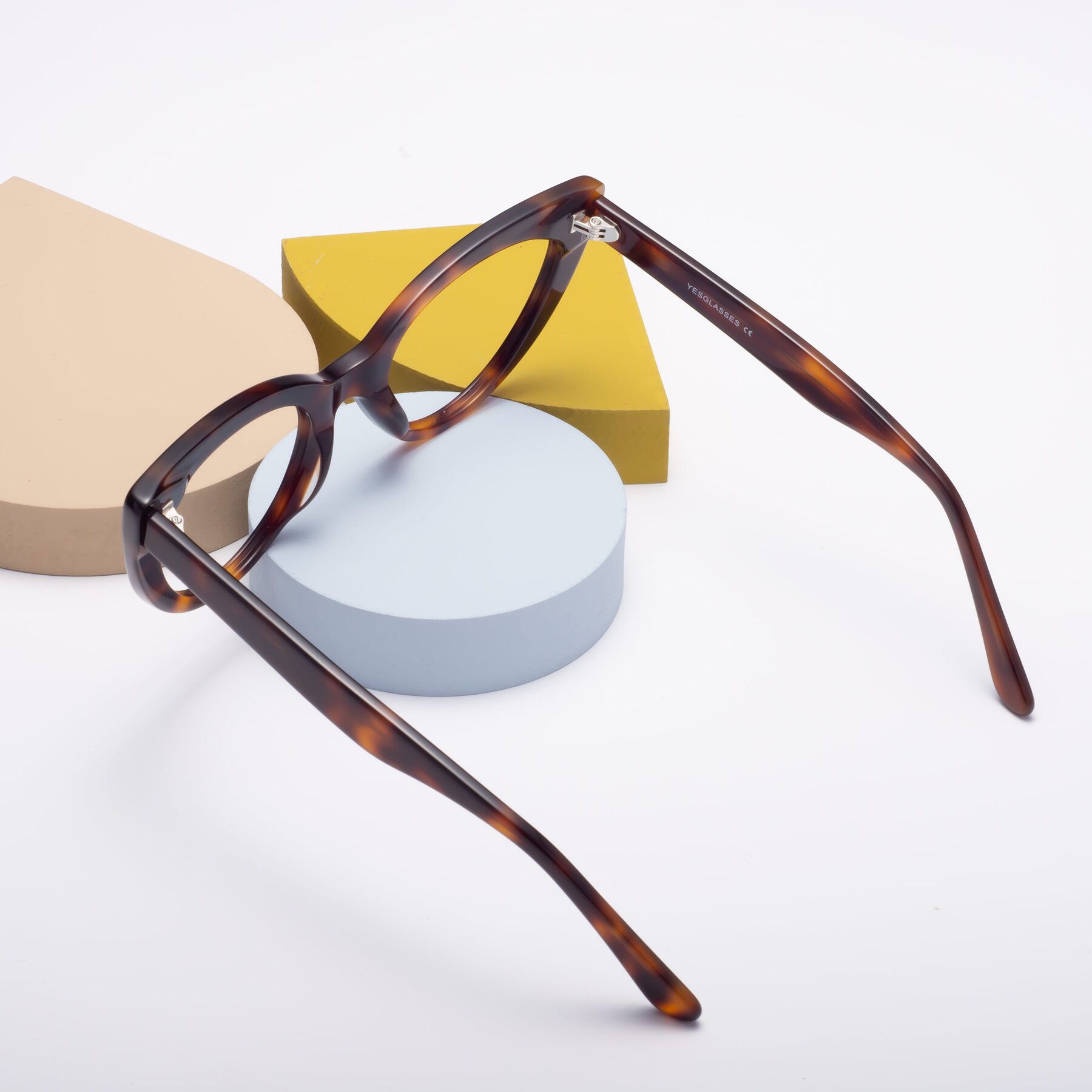 Tortoise Retro-Vintage Acetate Cat-Eye Eyeglasses - Tiesi