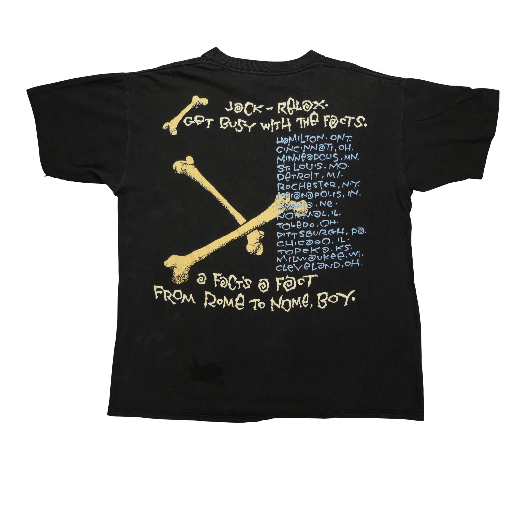 90s 購入 RUSH roll the bones tシャツ ヴィンテージ 90s】RUSH ROLL