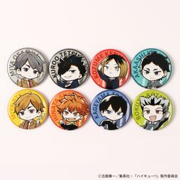 ハイキュー ナンジャタウン オーロラ缶バッジ レア グリッター