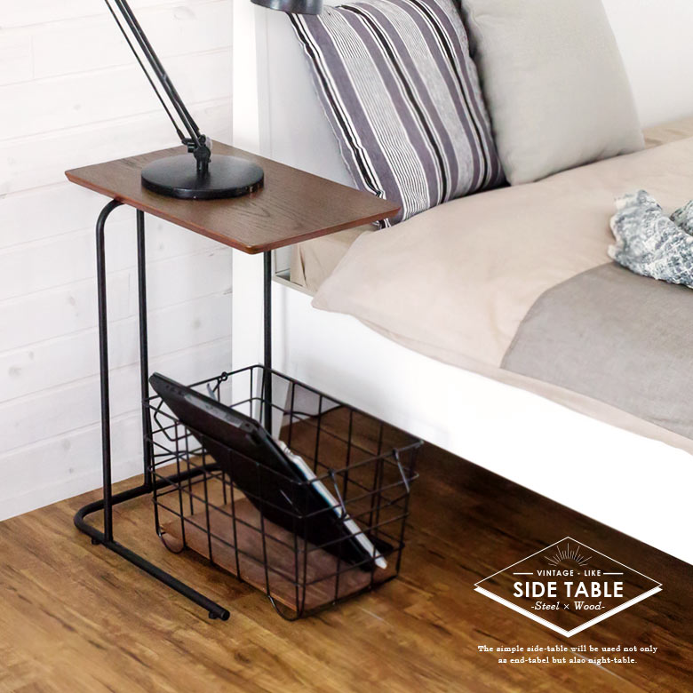 送料無料】高級 ソファテーブル サイドテーブル ビンテージ