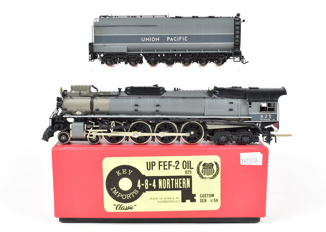 HO Brass Key Imports UP - Union Pacific 4-8-4 FEF-2 Oil Version