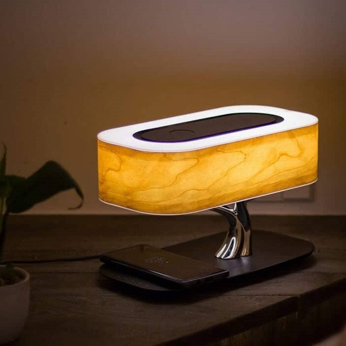 Three-in-one multifunctional wood grain tree lamp - Tree of Light