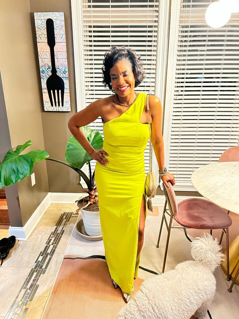 Yellow One Shoulder Gown by Aidan AIDAN MATTOX | Rent the Runway