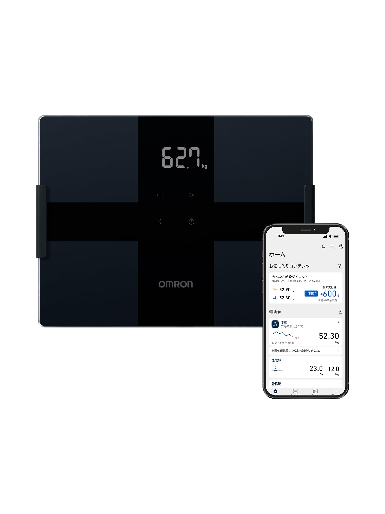 ♪送料無料♪ オムロン 体重/体組成計 カラダスキャン KRD-703T