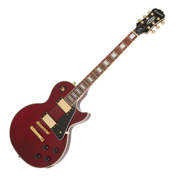 DISC - Epiphone Limited Edition Les Paul Custom Pro, Wine Red at