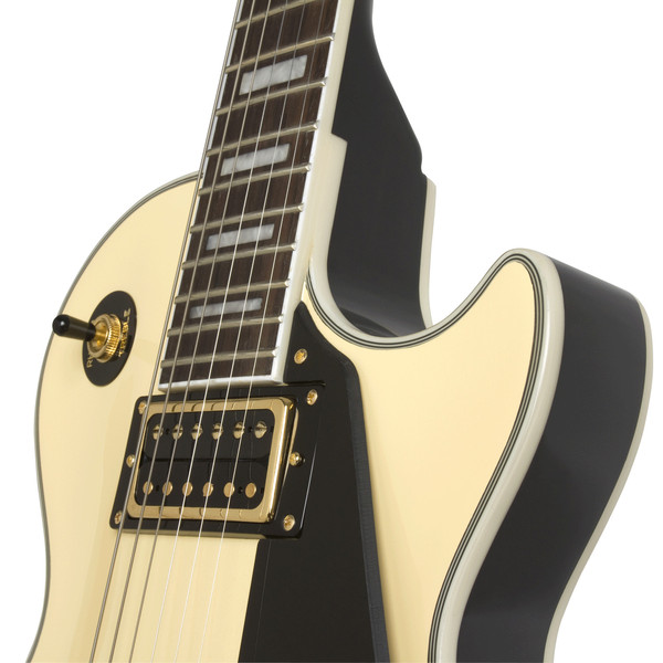 DISC Epiphone Les Paul Custom BlackBack Pro, Antique Ivory at