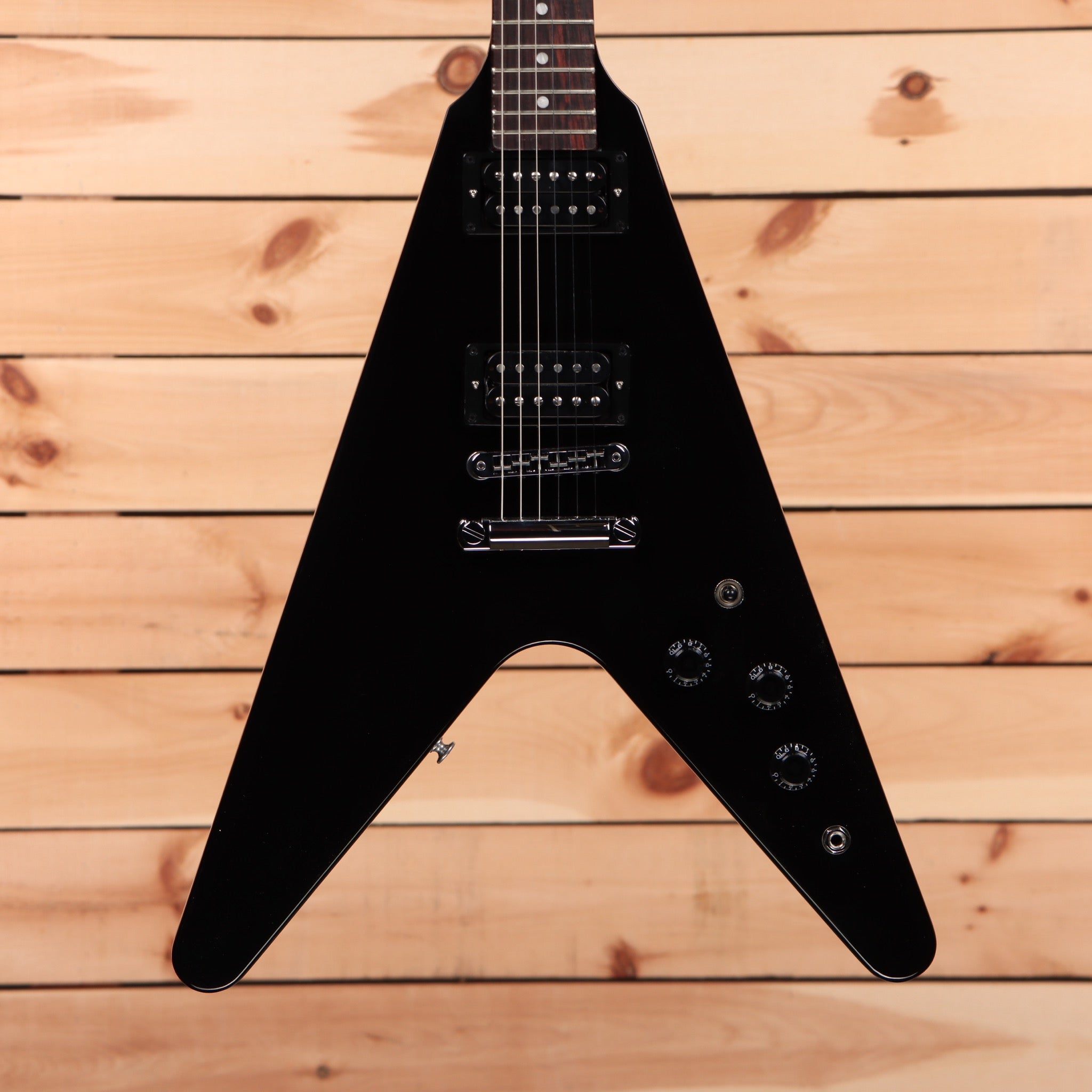 Gibson 80's Flying V - Ebony – Righteous Guitars
