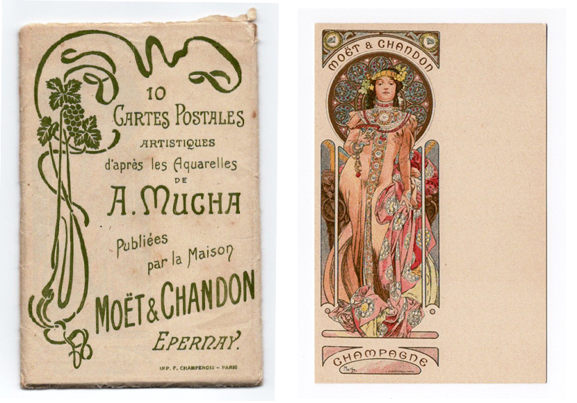 ミュシャの絵はがきの世界 ── 小さな紙片に咲く芸術 - 19世紀末の