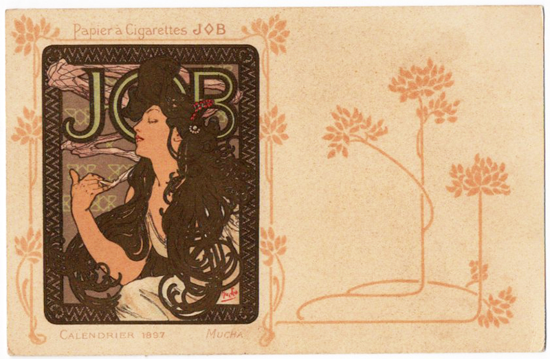 アール・ヌーヴォーの絵はがき（ポストカード） - 19世紀末の