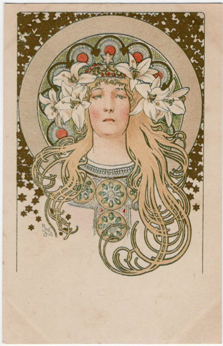 保証書あり Alphonse Mucha サラ・ベルナール アルフォンス・ミュシャ