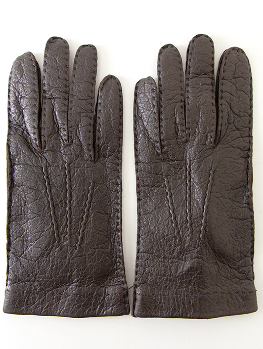 デンツ Milton レザーグローブ ブラック 8 アンラインド 英国製 羊革