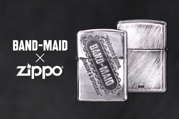 BAND-MAID ロゴ ZIPPO band-maid BAND-MAID メンバー5人がデザインした