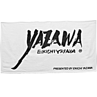 E.YAZAWA COMPANY ロゴタオル 白地/黒ロゴ 当時物 COMPANY ロゴタオル