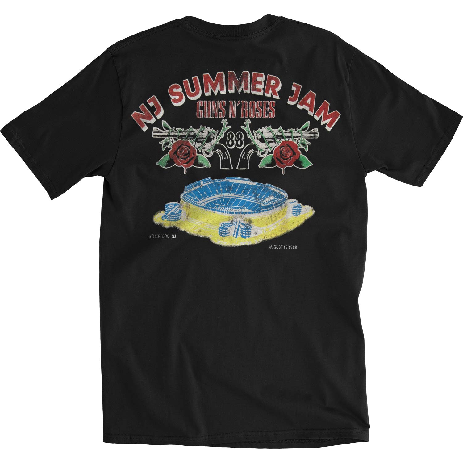 Guns N Roses NJ Summer Jam 1988 Slim Fit T-shirt 373459