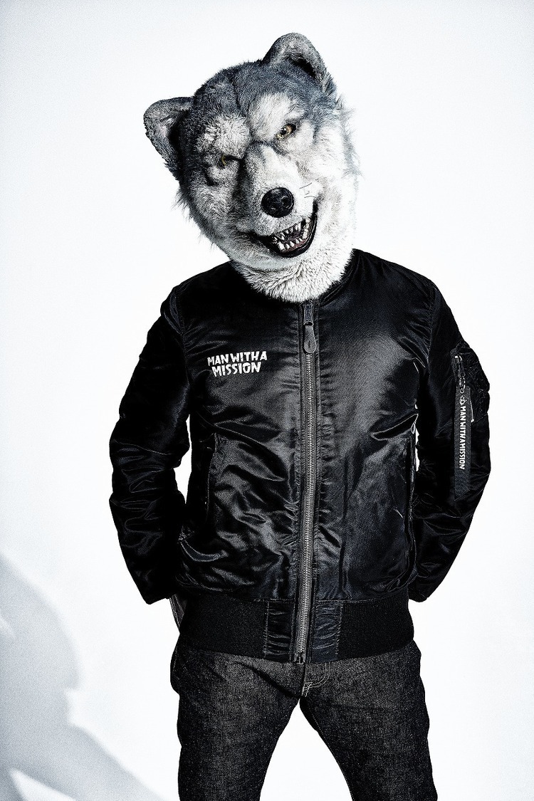 MAN WITH A MISSION リバーシブルスカジャン ブラック マンウィズア