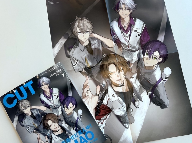 ROF-MAO表紙＋ポスターのCUT7月号、本日発売！ #加賀美ハヤト #剣持刀