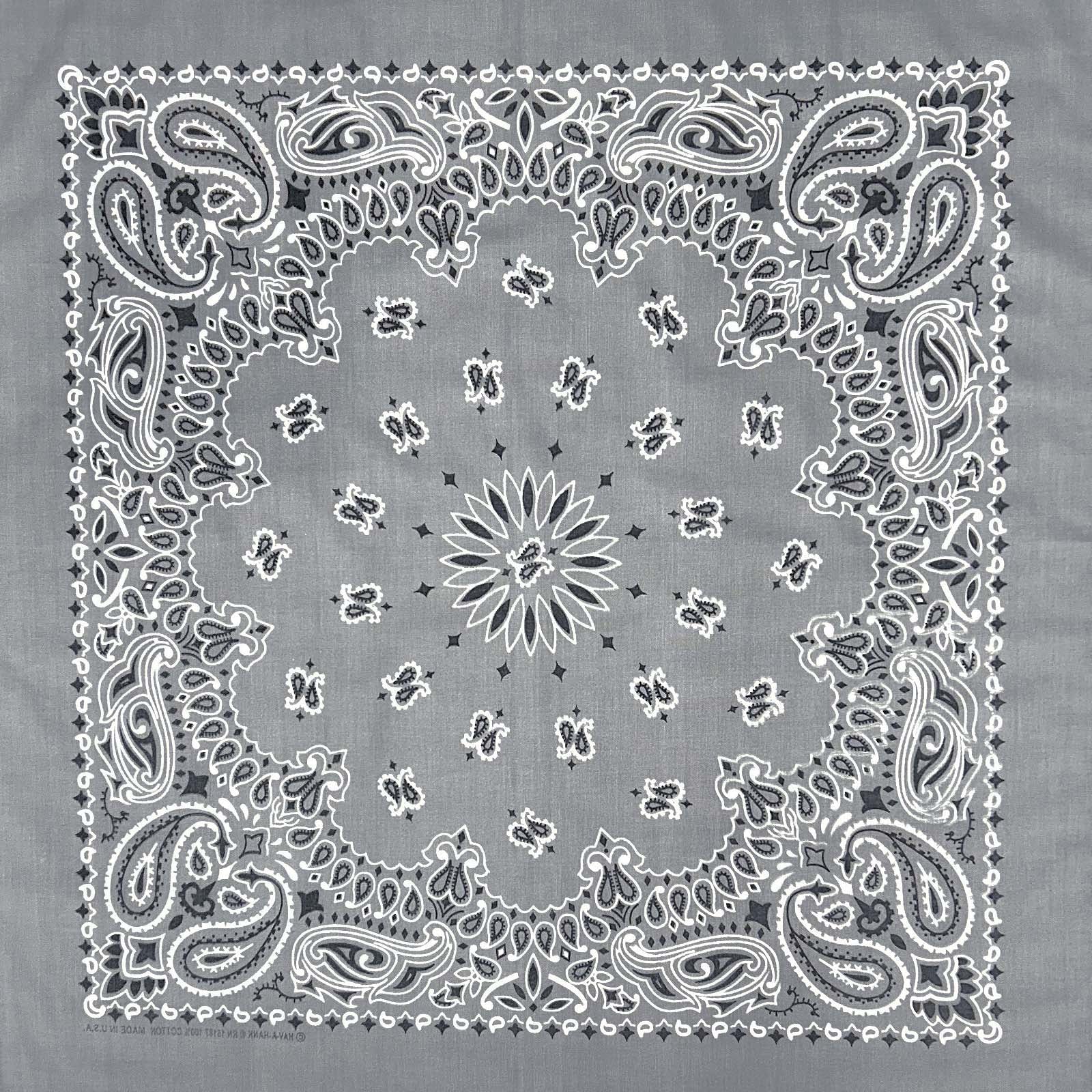 Rockmount Paisley Cotton Bandana Turquoise