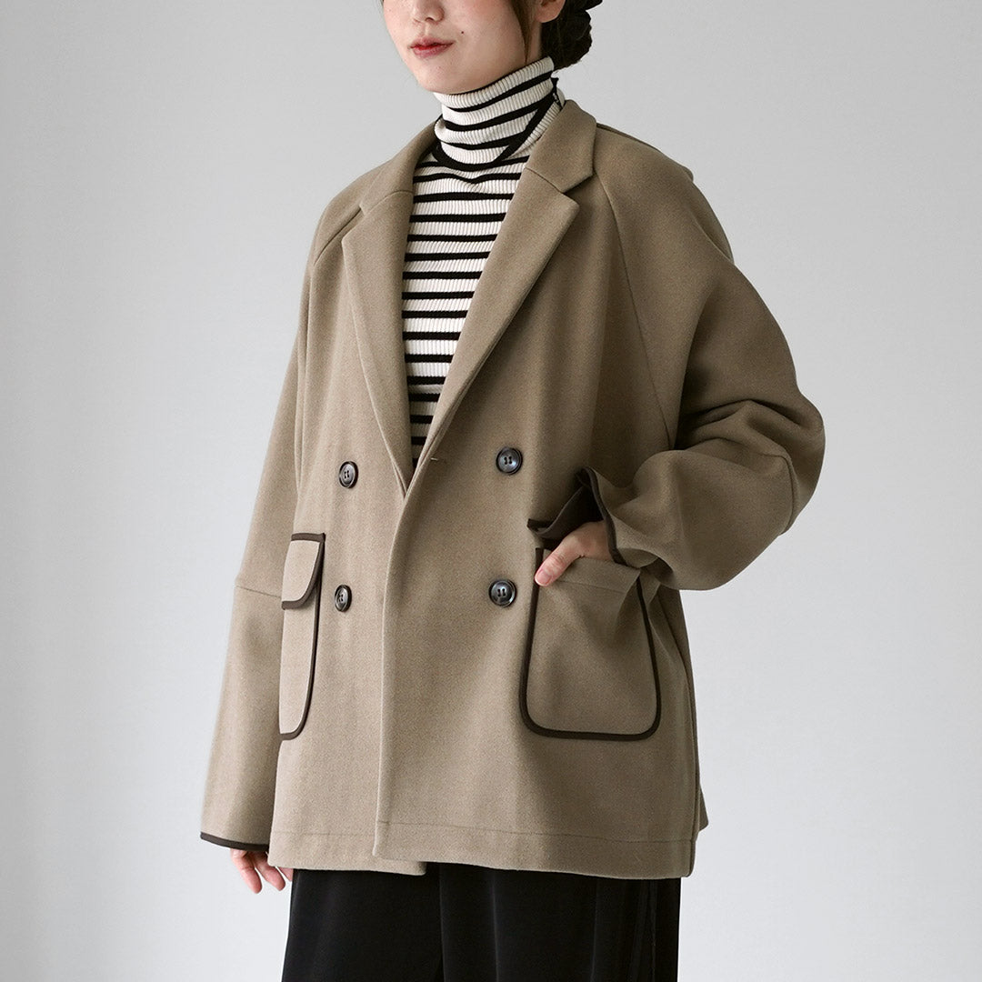 CYAN TOKYO（シアン トーキョー） ダブルフェイス ラグランハーフ