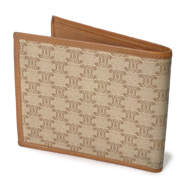 OLD CELINE マカダムコンパクト折財布（ベージュ） – Vintage Shop Rococo