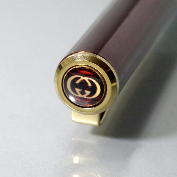OLD Gucci シェリーラインボールペン（茶/箱付き） – Vintage Shop Rococo
