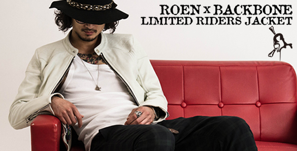NEWS | BACKBONE × Roen Collaboration Riders Jacket | 株式会社Roen