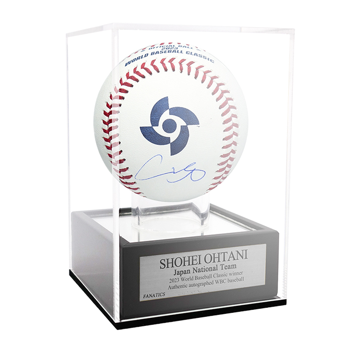 大谷翔平」直筆サイン入り WBC公式ボール ディスプレイケース入り