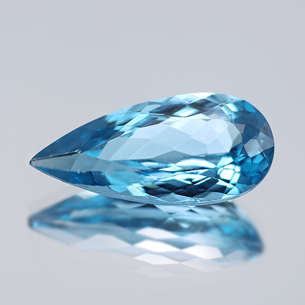 ☆ロンドンブルートパーズ ペアシェイプ 6.24ct 限定1個 ※こちらの