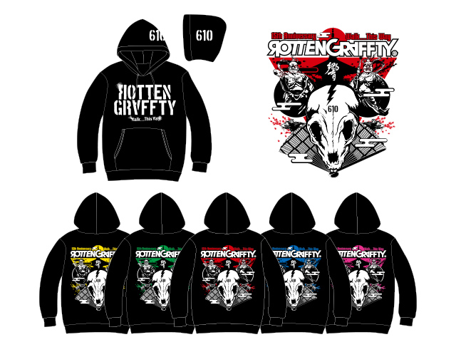 You are ROTTENGRAFFTYジップパーカー Lサイズ