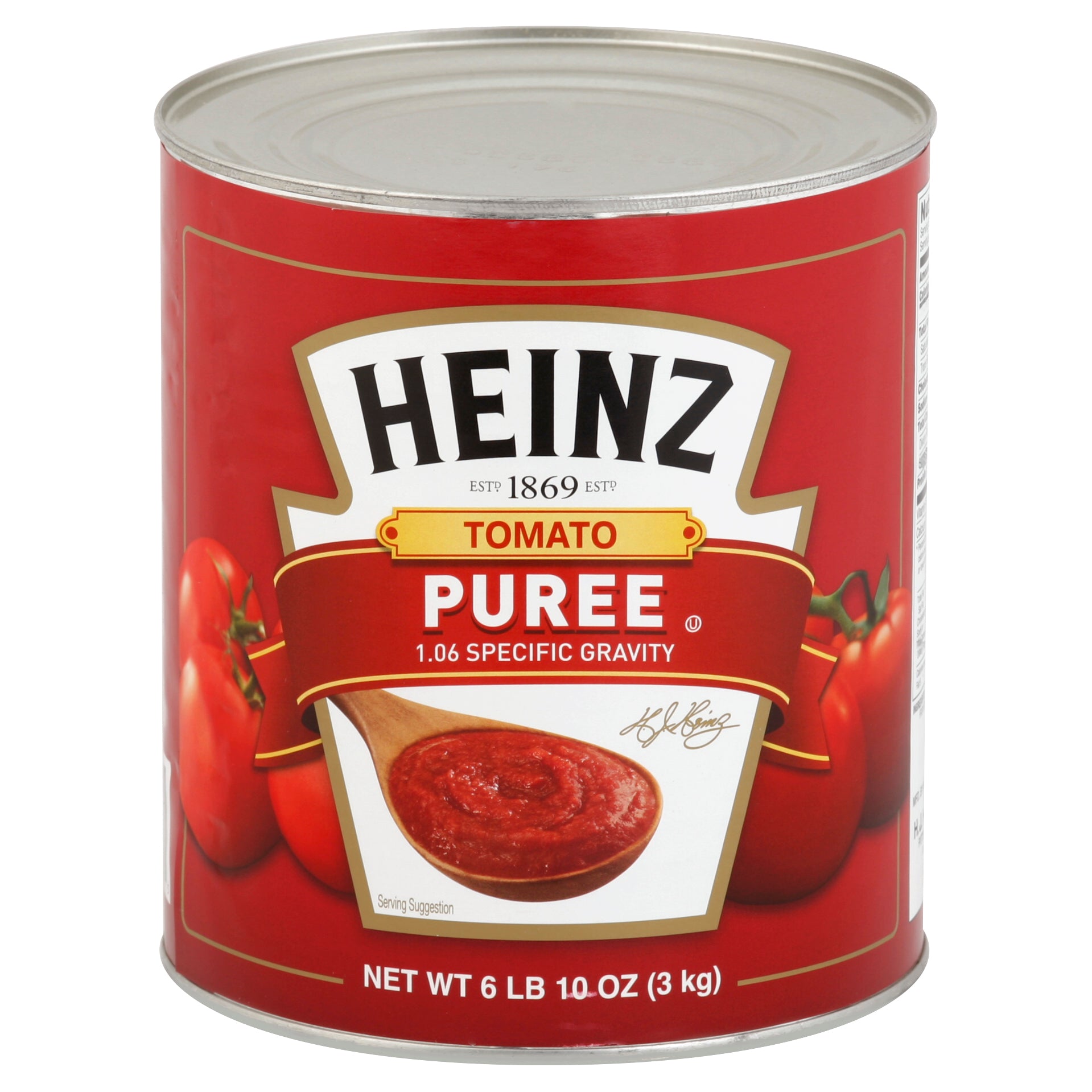 Heinz Tomato Puree-6.63 lb.-6/Case MPN# 10013000572702 – Round Eye