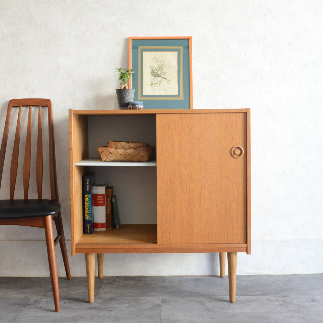 デンマーク ヴィンテージ オープンキャビネット 引き取り割引あり