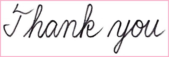 Thank you ローマ字 英語 クラフトパンチ 筆記体で書こう ”Thank you