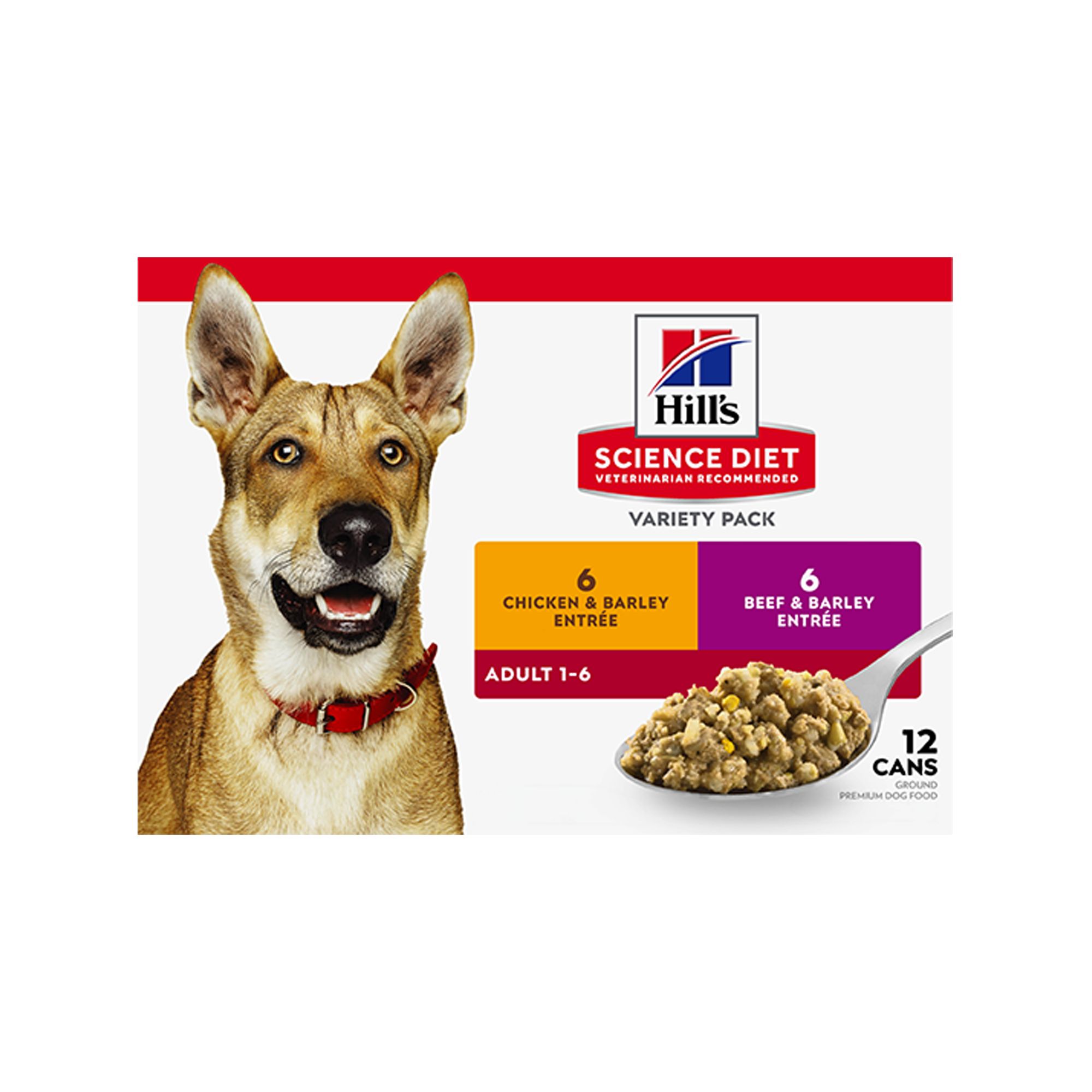 Hill's Science Diet Adult Wet Dog Food - Chicken & Beef, Variety