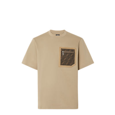 Tシャツ コットン ベージュ | Fendi