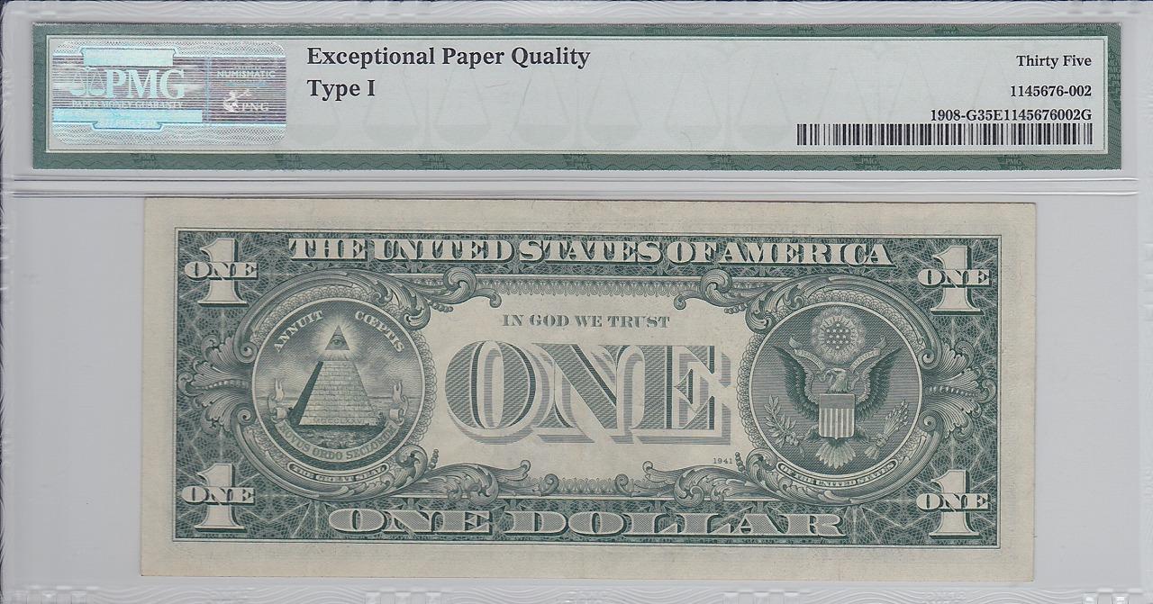 USA 1974年 1ドル紙幣 印刷エラー PMG35EPQ | 収集ワールド