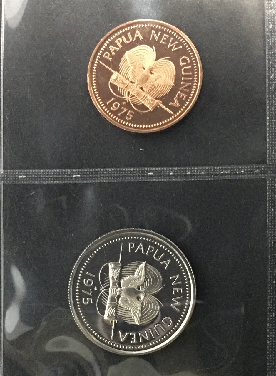 TK 1975年パプアニューギニア フランクリンミントプルーフセット