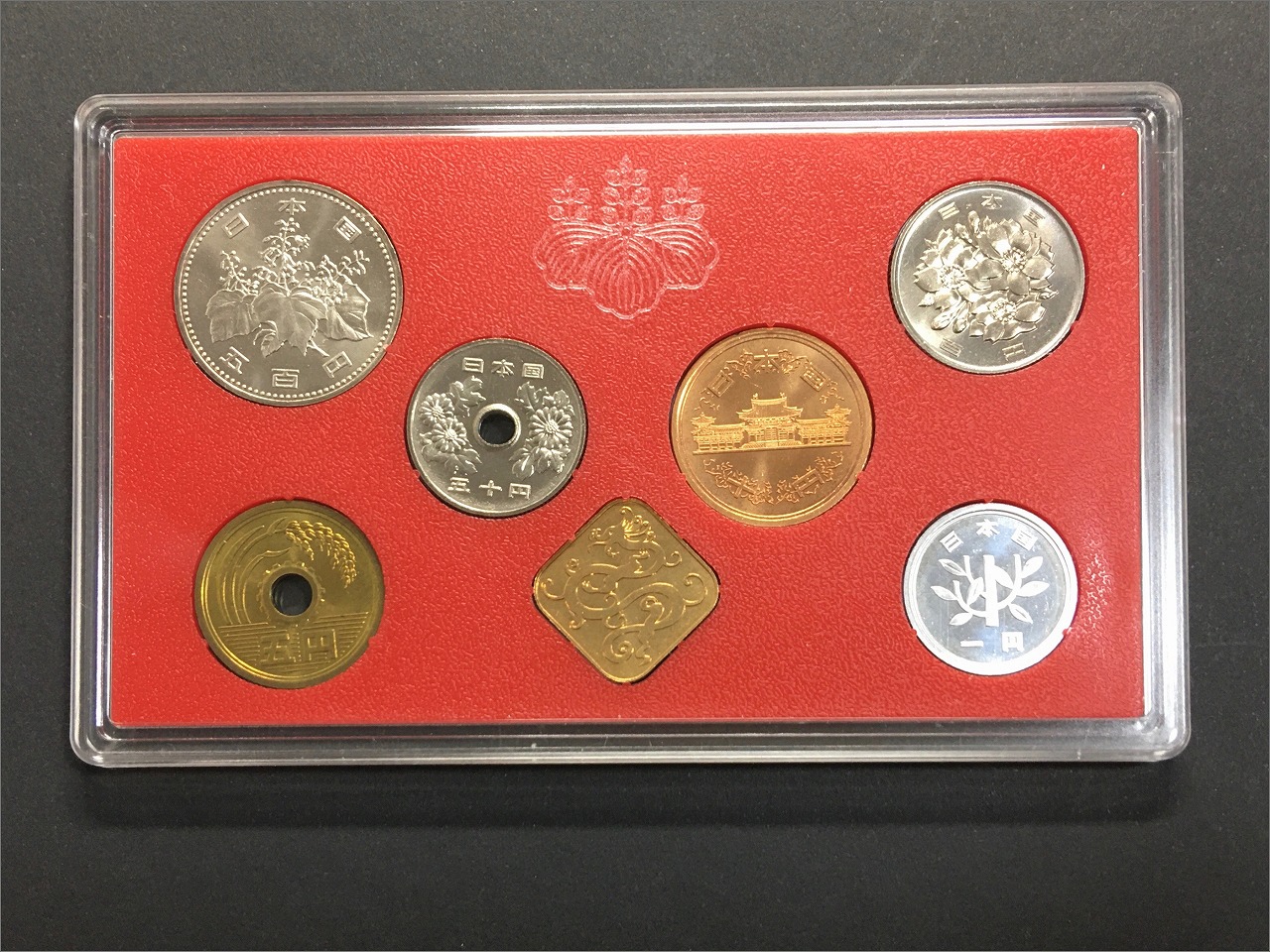 ミント貨幣セット 準特年 昭和63年(1988年) 銘版入り 7枚セット 完未品