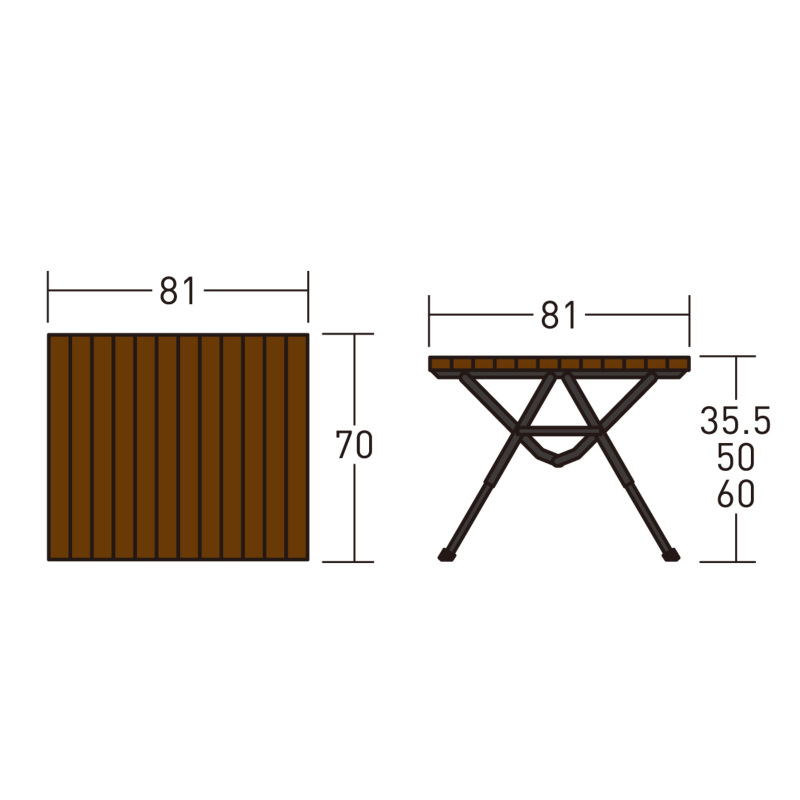 Ogawa/CAMPAL JAPAN】 3ハイ&ローテーブルⅡ - Ogawa(CAMPAL JAPAN