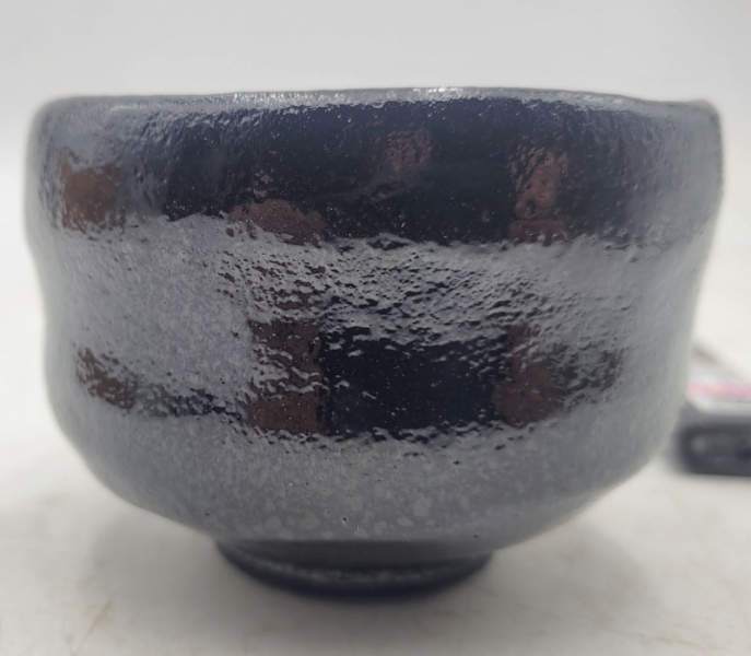 黒楽茶碗 桂窯 御所車 【新品未使用箱付き】 黒楽茶碗 桂窯 御所車