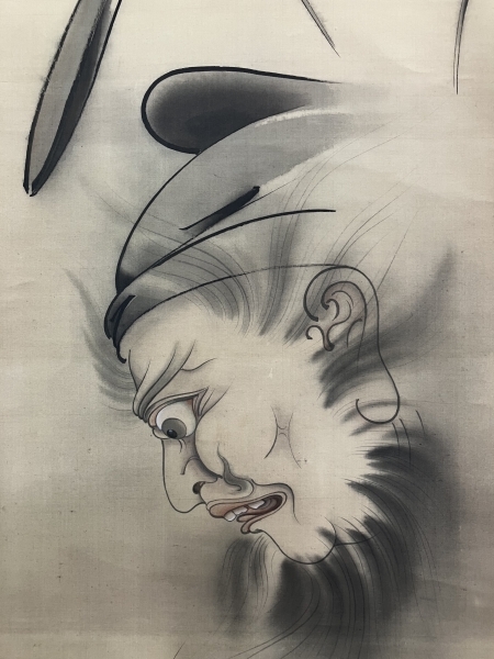 山田白龍【鐘馗】絹本 掛軸 山田白龍【鐘馗】絹本 掛軸|サムライ