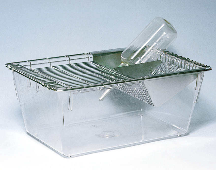 マウスケージ TP－102 TPX製 給水ボトル付｜総合的理化学機器