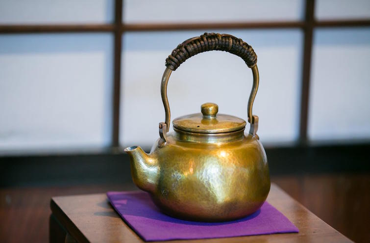 古き良き日本の逸品】皆川堂の銅製かぼちゃ形薬缶 和のオブジェとして
