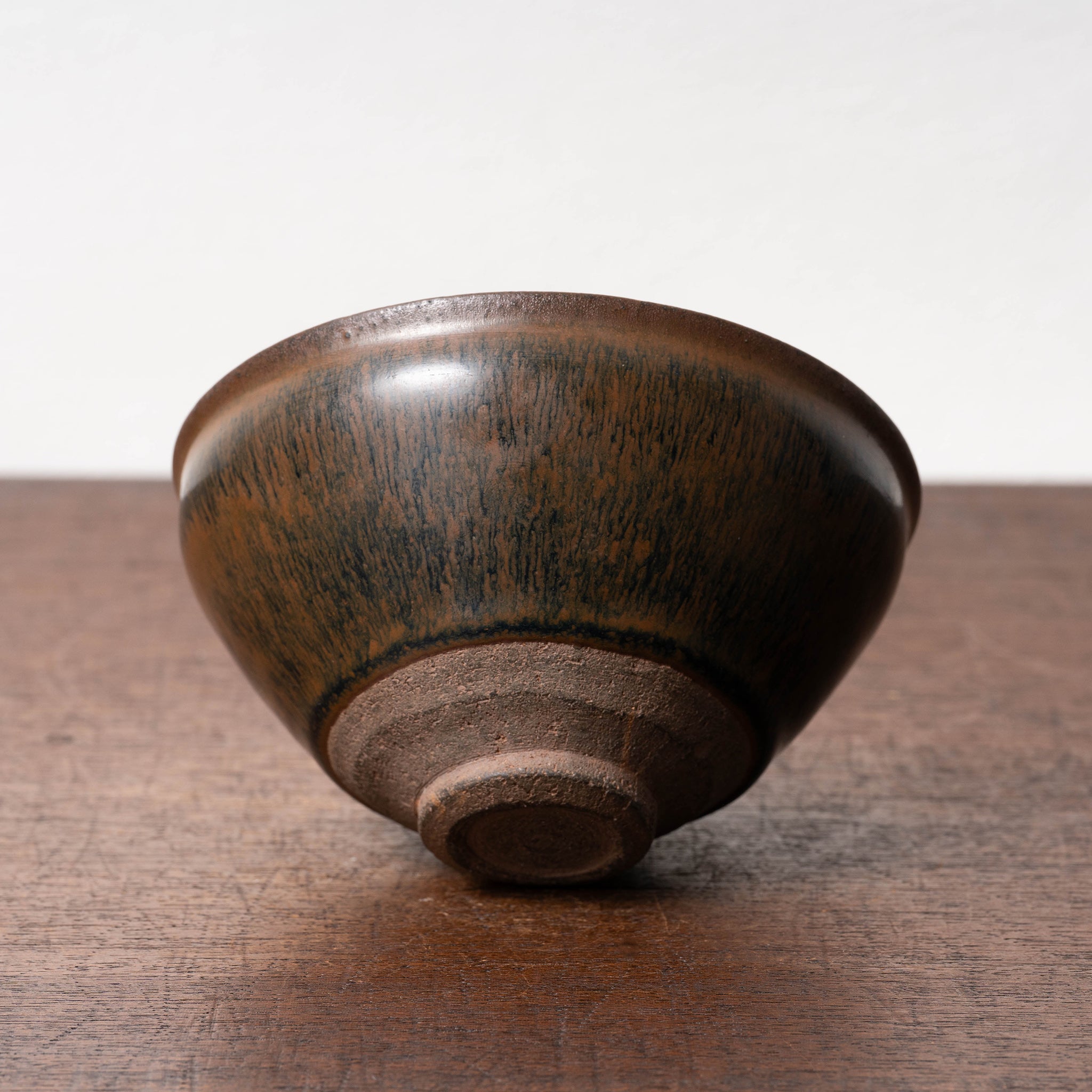 中国 宋代 禾目天目茶碗 古箱付き R91-3 中国 宋代 禾目天目