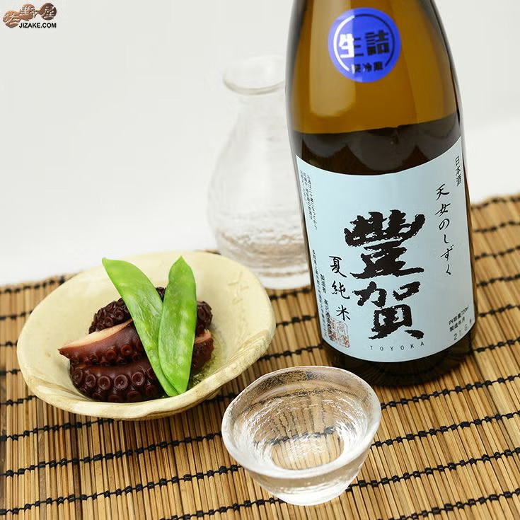 ◇豊賀 水色ラベル 夏純米 長野C酵母 瓶燗火入れ 2024 [2025年5月