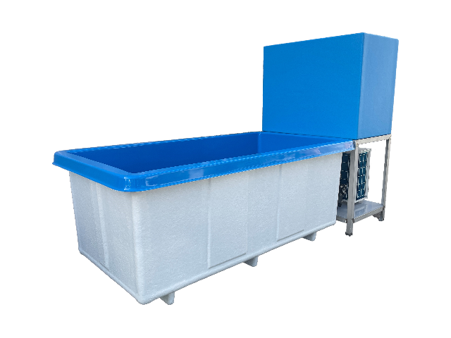 FRP製活魚水槽システム「BYシリーズ」角型 （1.0～5.0トン）「陸上養殖