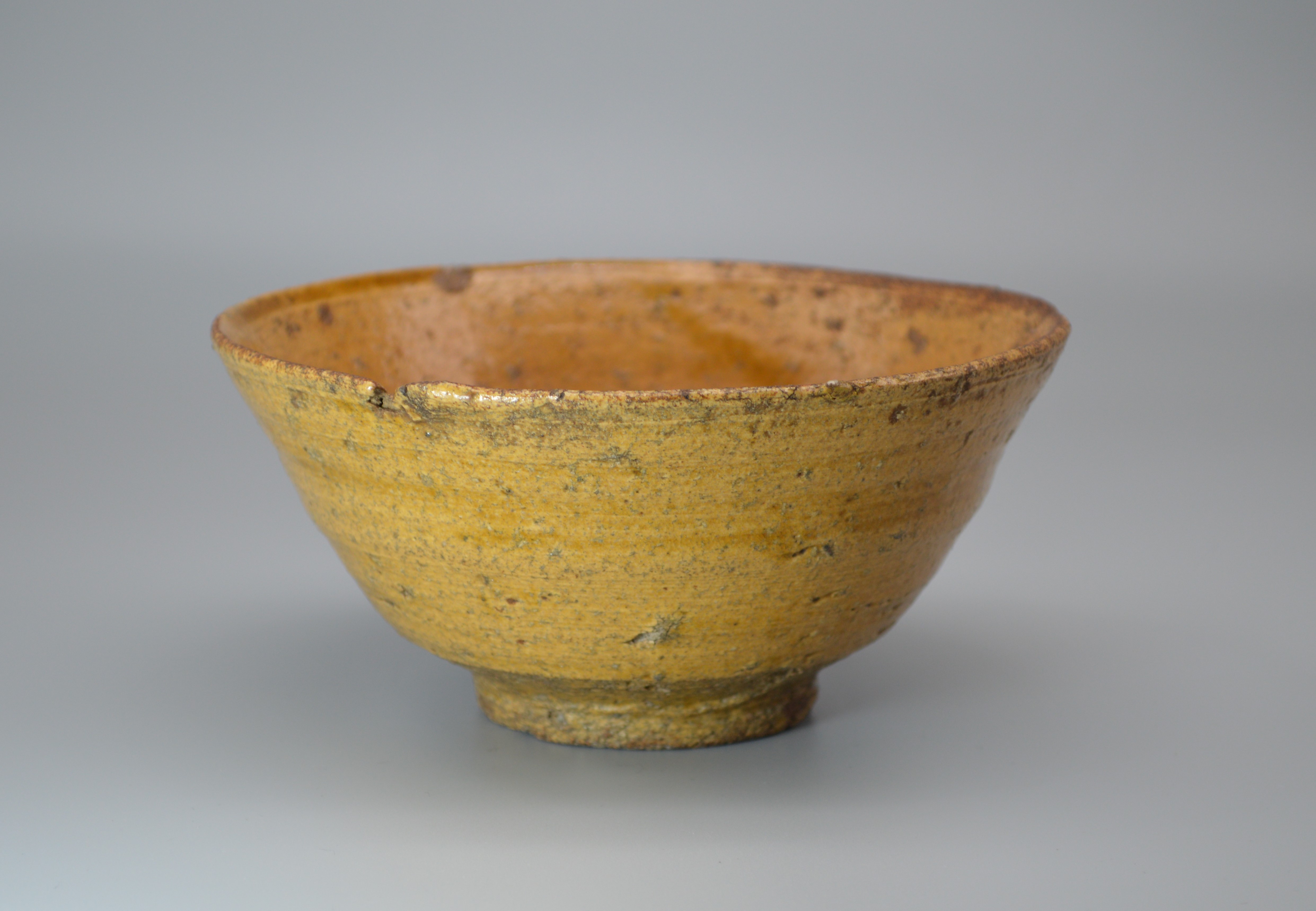 出雲焼伊羅保写茶碗 時代